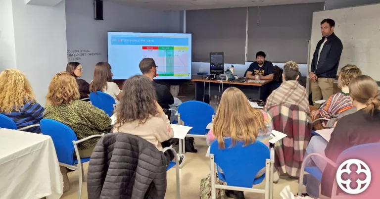 Infermeres de Lleida es formen en punció ecoguiada i accés vascular