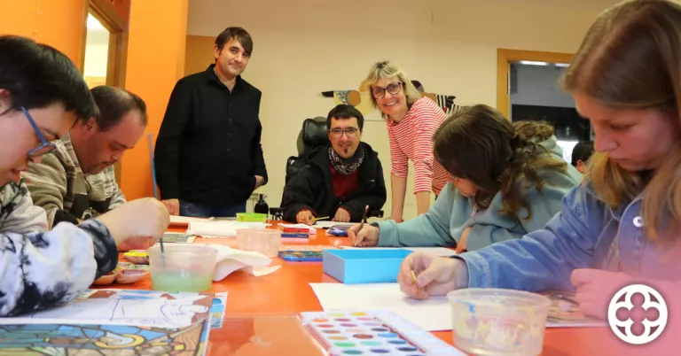 Els artistes de l'Associació Alba crearan el cartell de La Passió de Cervera 2025