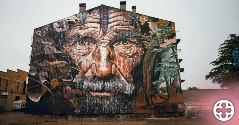 El mural 'El espíritu de la naturaleza' del grafiter Pincel, guanyador del VIII Torrefarrera Street Art Festival