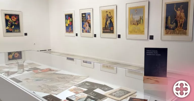 La Paeria de Lleida exposa una trentena de cartells de la Festa Major de la ciutat de Miquel Roig
