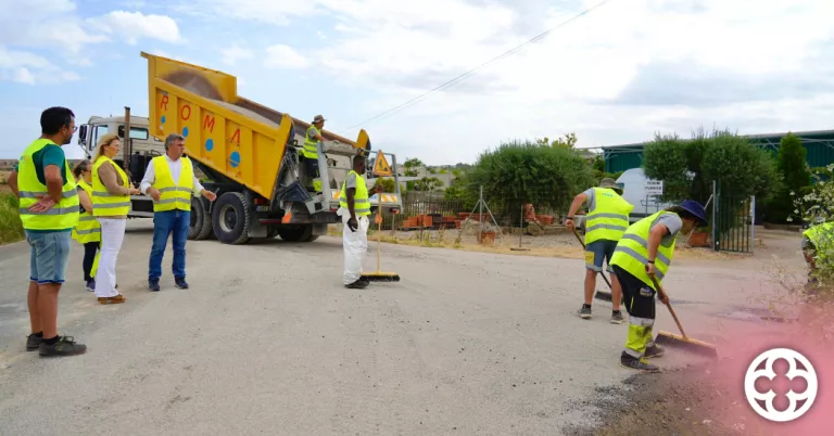Finalitzen les obres de millora del camí d'Alcarràs a Alpicat a la partida Torres de Sanui