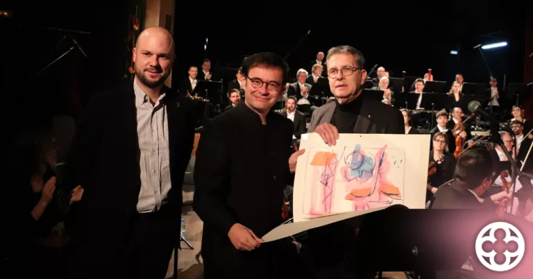 L'Orquestra Simfònica Julià Carbonell acomiada amb honors el director Alfons Reverté