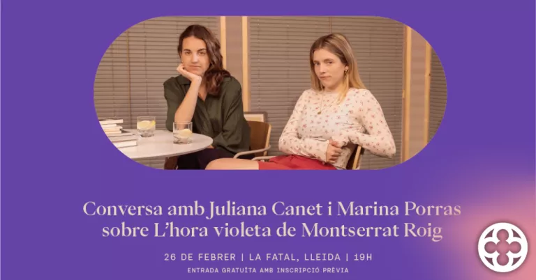 El club de lectura de Juliana Canet i Marina Porras arriba a Lleida