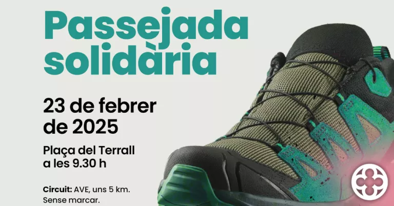 Passejada solidària a les Borges Blanques pels afectats per la DANA del País Valencià