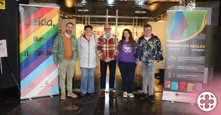 Inaugurada a Lleida l'exposició 'Contra les regles: persones LGTBIQ+ a l'esport'