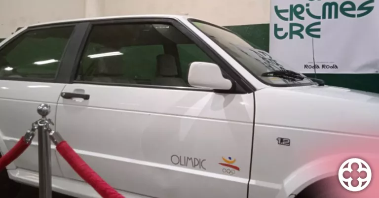 El Museu Roda Roda de Lleida exposa un Seat Ibiza Olímpico: el cotxe dels Jocs del 1992