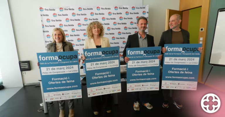 Quaranta empreses i més de 100 ofertes laborals a la 17a edició del saló FormaOcupa de Lleida