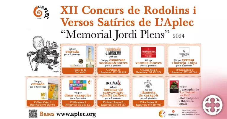 La Fecoll convoca l'XII Concurs de Rodolins i Versos Satírics