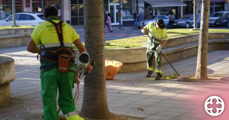 Lleida reprèn el programa de neteja intensiva i manteniment Barri a Barri