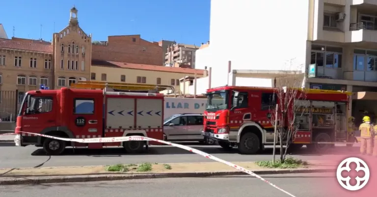 ⏯️ Incendi en un setè pis d'un edifici de l'avinguda Madrid de Lleida