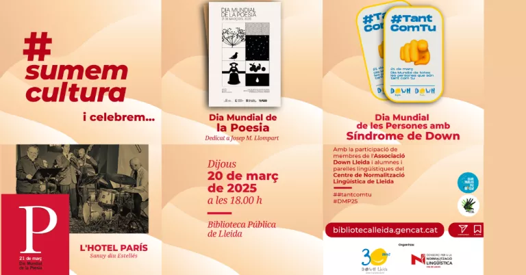 La biblioteca de Lleida commemora poesia i diversitat