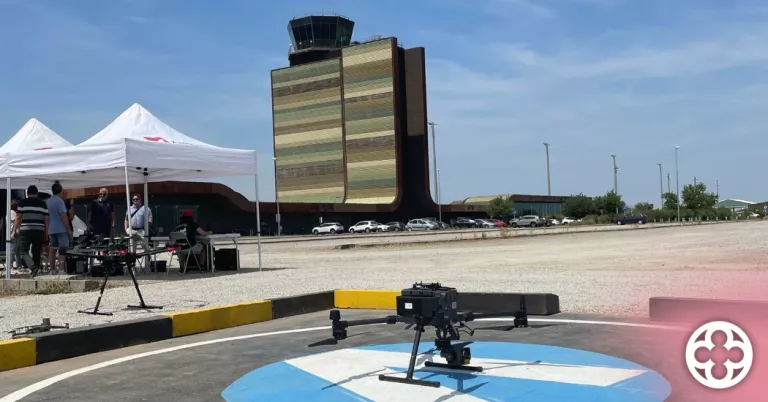 L'aeroport de Lleida-Alguaire inaugura un nou vertiport experimental per a drons