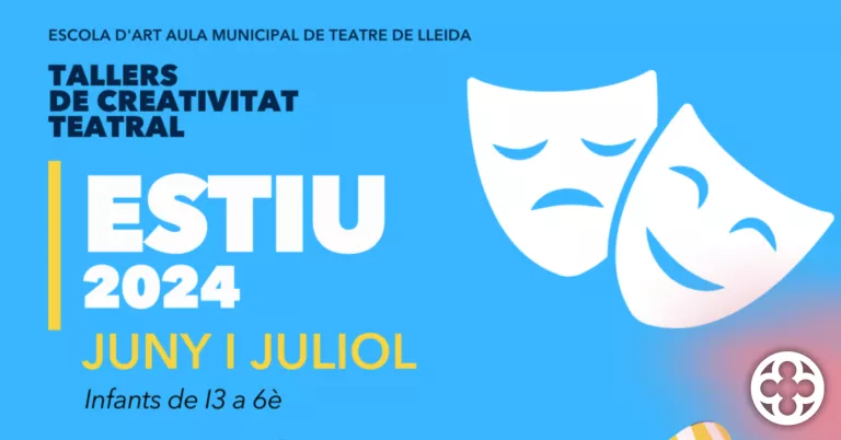 Ja pots inscriure't als tallers d'estiu de creativitat teatral de l'Aula Municipal de Teatre