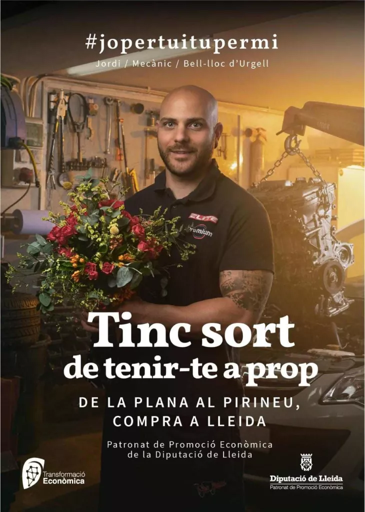 La Diputació de Lleida promou l'economia de proximitat amb la campanya "Tinc sort de tenir-te a prop"