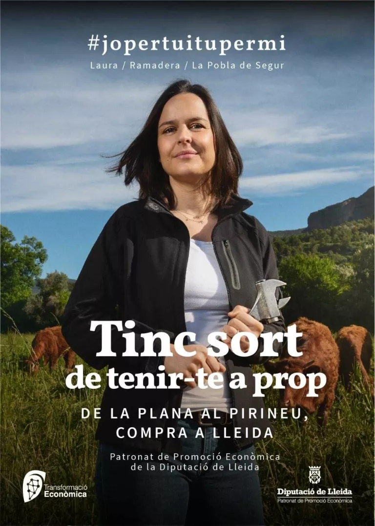 La Diputació de Lleida promou l'economia de proximitat amb la campanya "Tinc sort de tenir-te a prop"