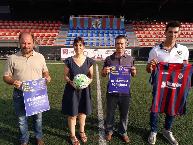 El CF Andorra de Piqué, convidat de luxe al 22è Trofeu Ciutat de Tàrrega