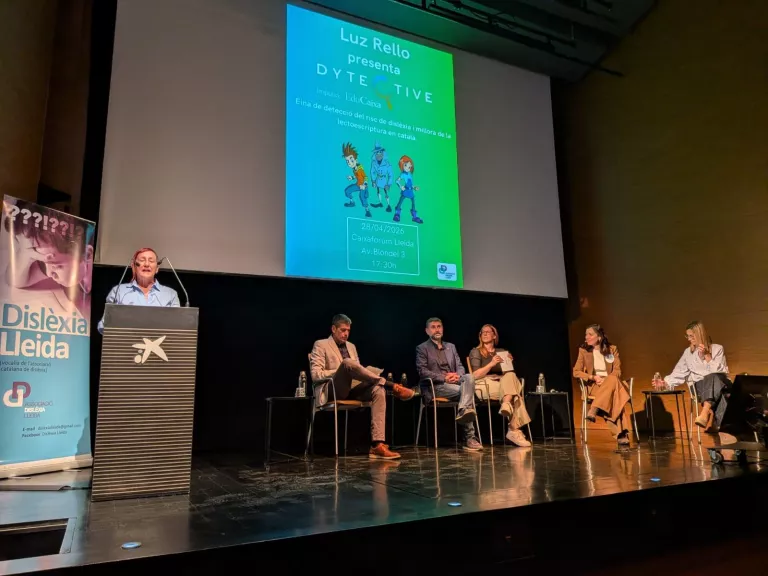 Lleida acull la presentació d’una eina digital per detectar el risc de dislèxia en infants i joves