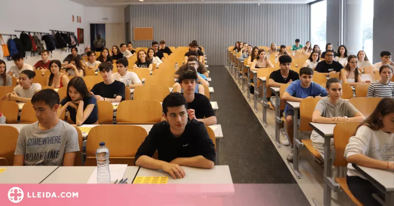 ⏯️ Comença la selectivitat per a 2.390 estudiants de Ponent i l'Alt Pirineu i Aran