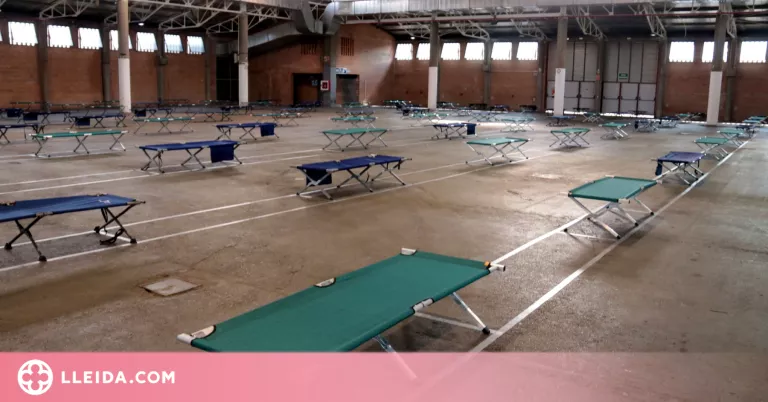 Els pavellons de Fira de Lleida tornaran a acollir els temporers sense sostre
