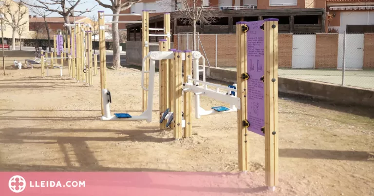 Nou parc biosaludable a Rosselló per potenciar l’exercici físic i els hàbits saludables