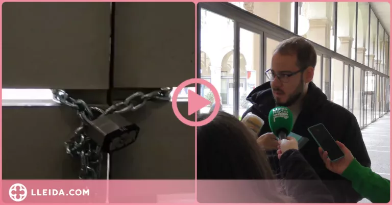 ⏯️ Pablo Hasél es tanca amb estudiants al Rectorat de la UdL
