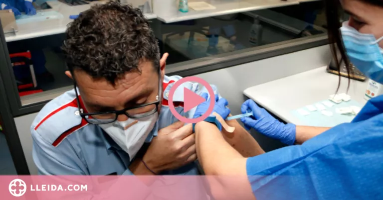 ⏯️ Un 60% del personal 'essencial' de Lleida ha rebut la primera dosi de la vacuna d'AstraZeneca