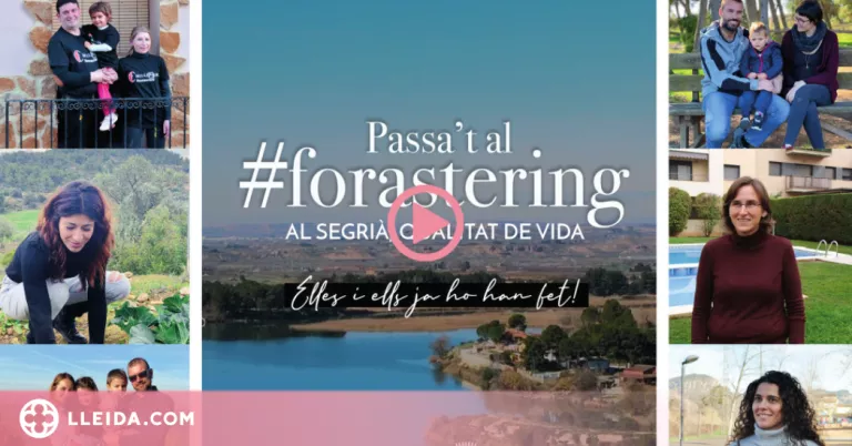 ⏯️ Veïns i veïnes del Segrià protagonitzen la campanya "Passa't al forastering"
