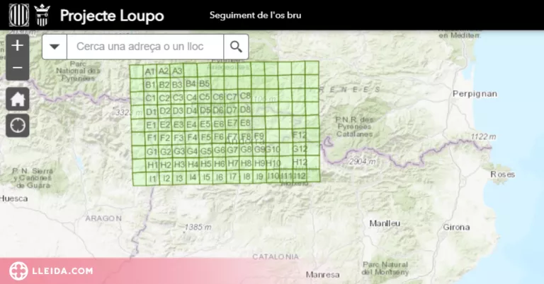 Nou mapa interactiu d'indicis d'os a Catalunya