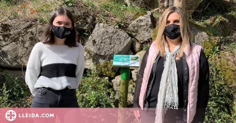 Vilaller estrena un itinerari botànic realitzat per una alumna lleidatana