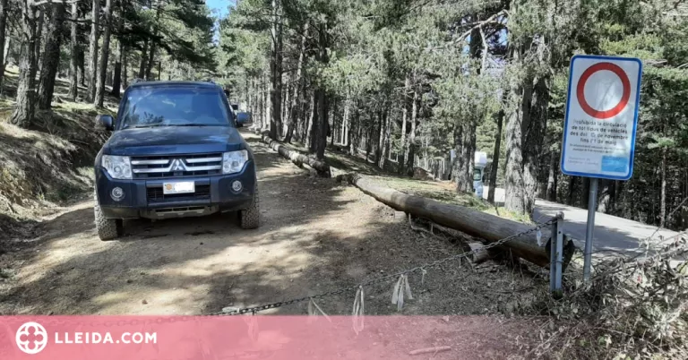 Denuncien el pas de vehicles per zones restringides de la Vall de Santa Magdalena