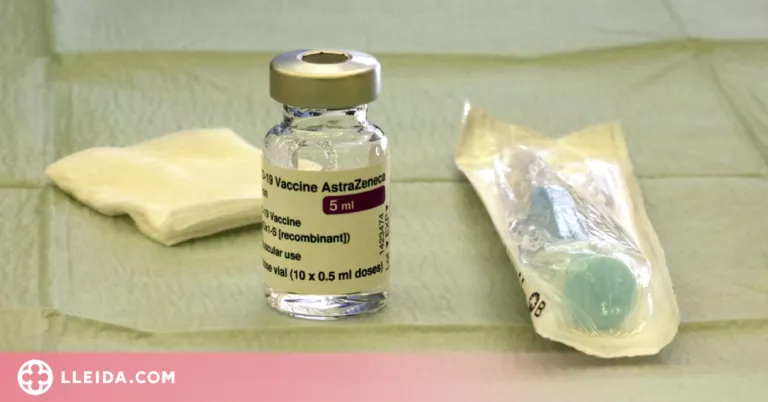 Sanitat amplia l'edat de vacunació amb AstraZeneca