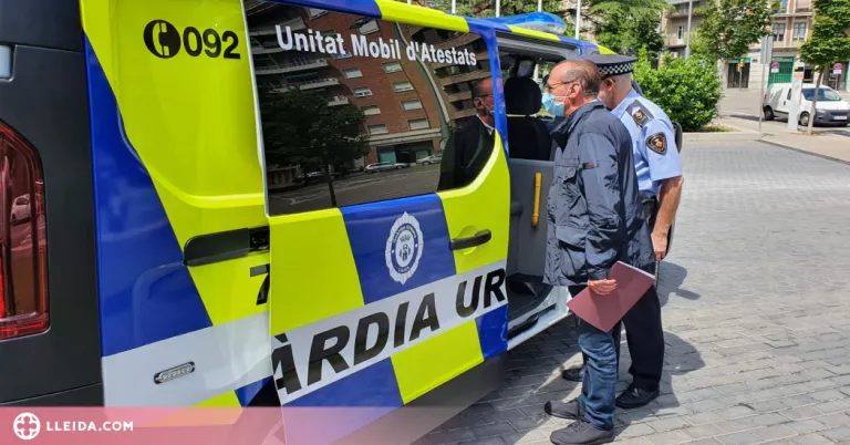 La Guàrdia Urbana de Lleida incorpora una unitat mòbil per atestats