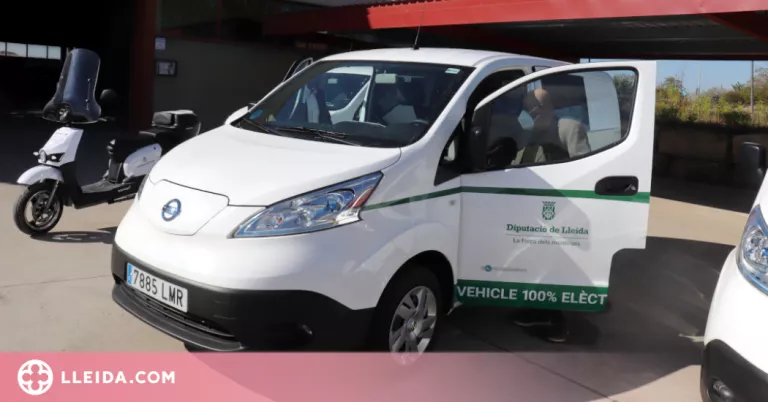 La Diputació suma tres nous vehicles 100% elèctrics al seu parc mòbil