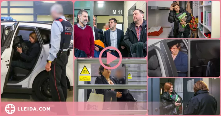 ⏯️ Fan públiques imatges inèdites del trasllat dels presos independentistes a Madrid