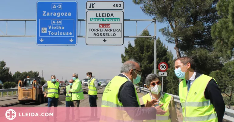 Comença la millora del ferm a l'A-2 entre Torrefarrera i Corbins