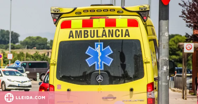 Mor el conductor d’una furgoneta en un xoc frontal amb un camió a l'Alt Urgell