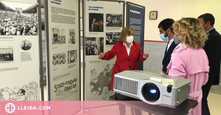 Camarasa acull l'exposició itinerant sobre la vaga de la Canadenca