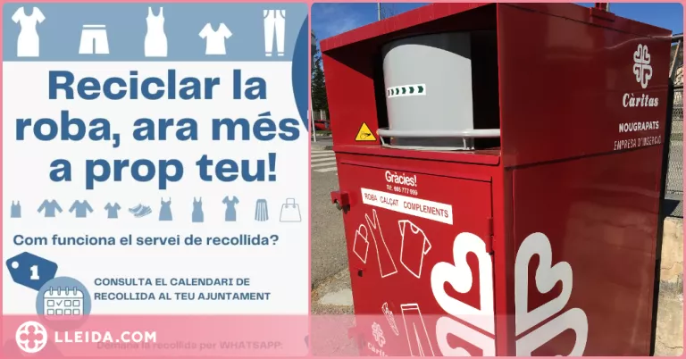 Nou servei de recollida selectiva de roba a la Noguera