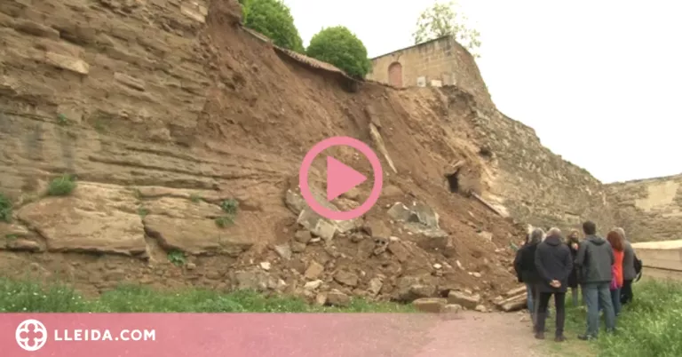 ⏯️ El despreniment a la Seu Vella obliga a tallar el mirador i el camí de Ronda