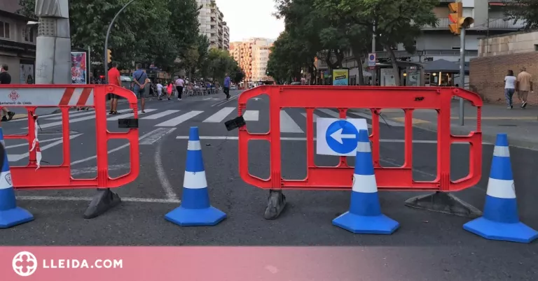 Lleida tallarà 4 carrers durant la festa major per facilitar la instal·lació de vetlladors a bars i restaurants