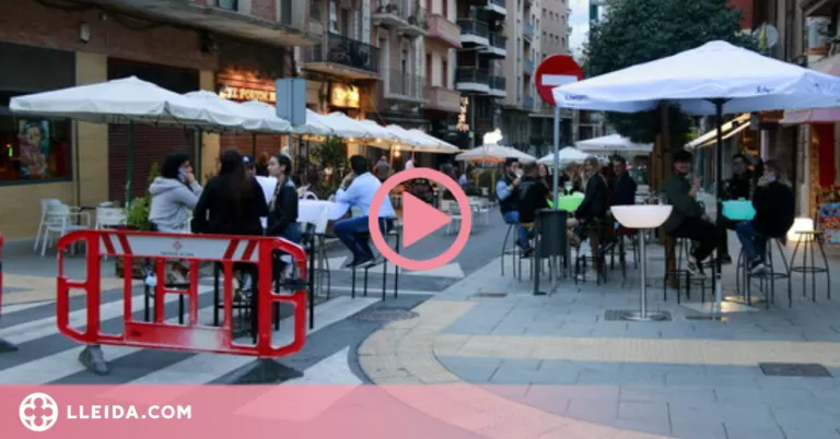 ⏯️ Ambient de Festa Major a Lleida en la primera nit d'obertura de l'hostaleria