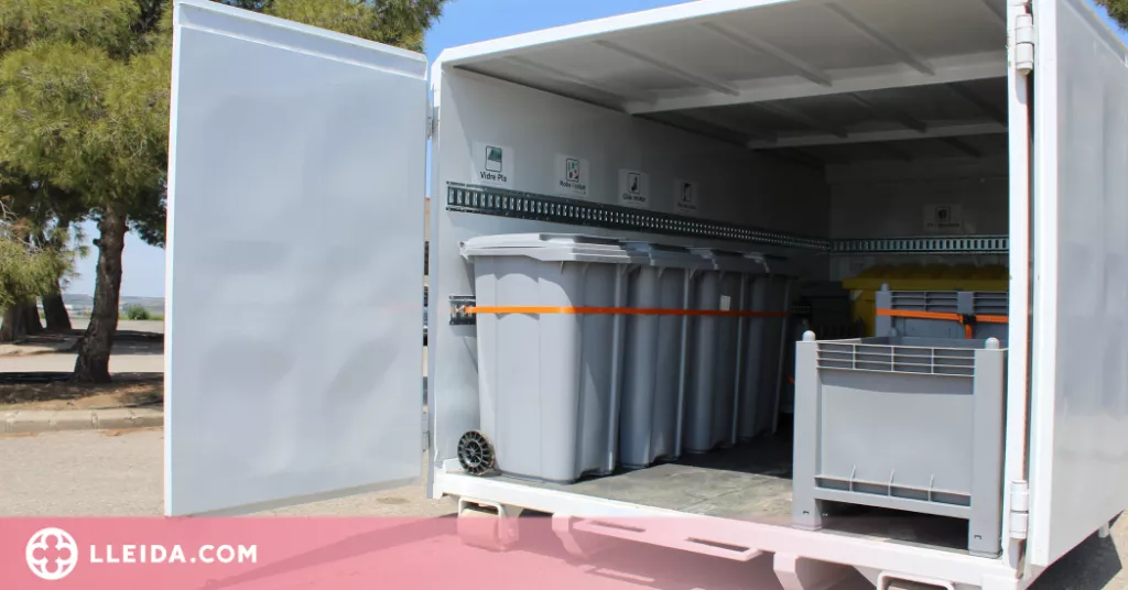 Les Garrigues posa en marxa la deixalleria mòbil després de restaurar-la