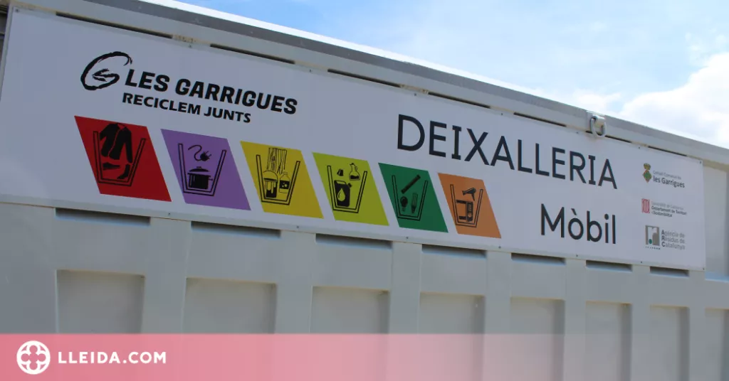 Les Garrigues posa en marxa la deixalleria mòbil després de restaurar-la