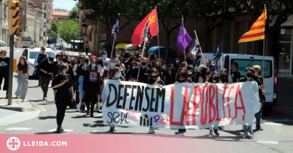 ⏯️ Manfiestació d'estudiants a Lleida en defensa d'una educació pública