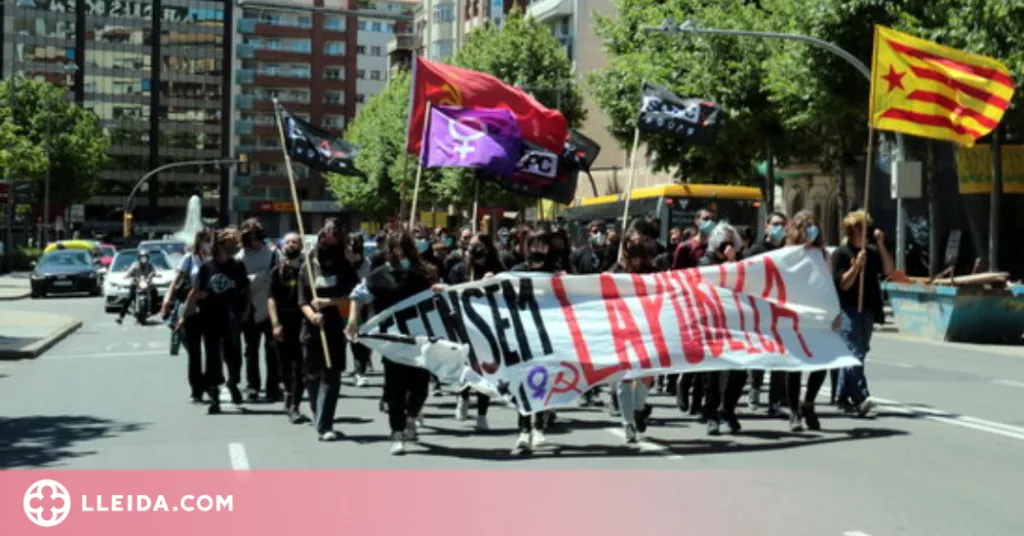 ⏯️ Manfiestació d'estudiants a Lleida en defensa d'una educació pública
