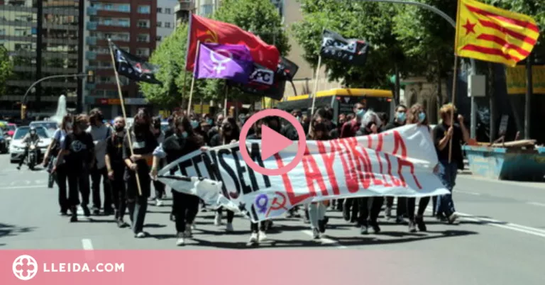 ⏯️ Manfiestació d'estudiants a Lleida en defensa d'una educació pública