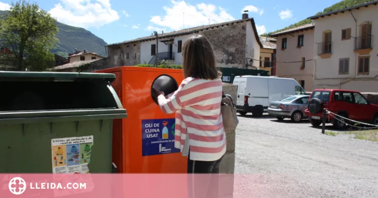 L'Alta Ribagorça instal·la contenidors per la recollida d’oli de cuina