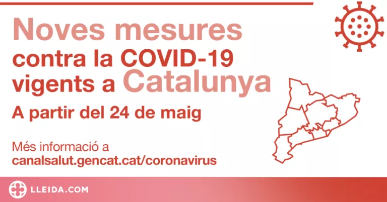 ℹ️ Noves restriccions contra la covid-19 a partir del 24 de maig a Catalunya