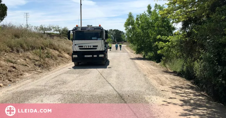 Torrefarrera arranja el camí vell de Rosselló