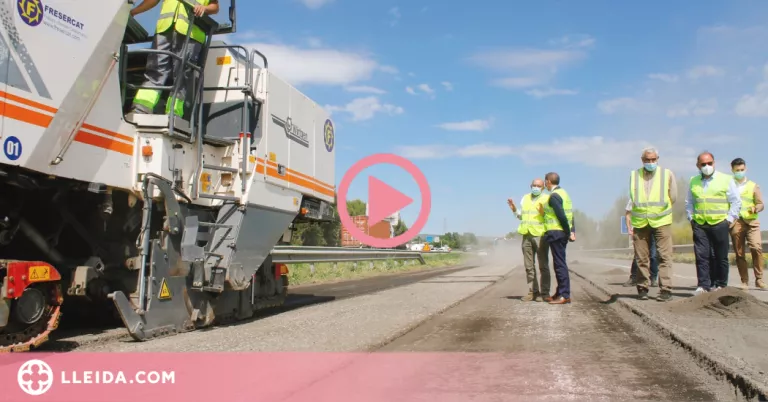 ⏯️ Comencen les obres per millorar l'A-2, entre els enllaços de Corbins i Balaguer